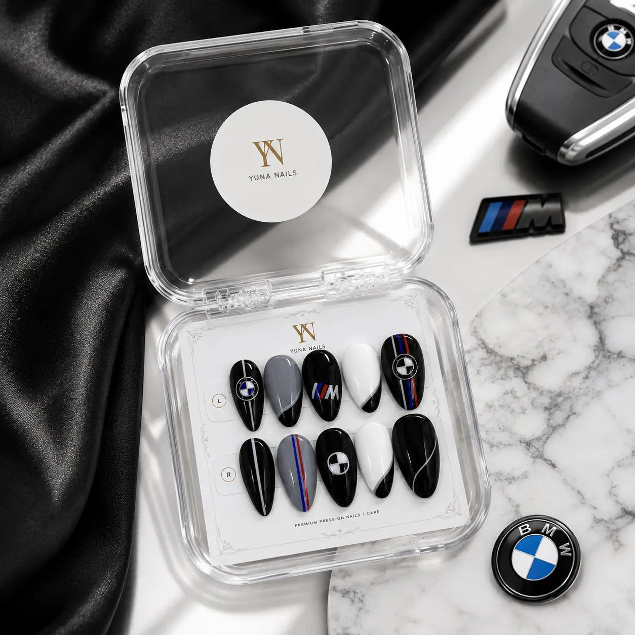 Yuna press-on nail set and application essentials