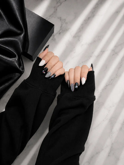 BMW M Sport Press-On Nails | Luxury Almond Nails - Limited Edition