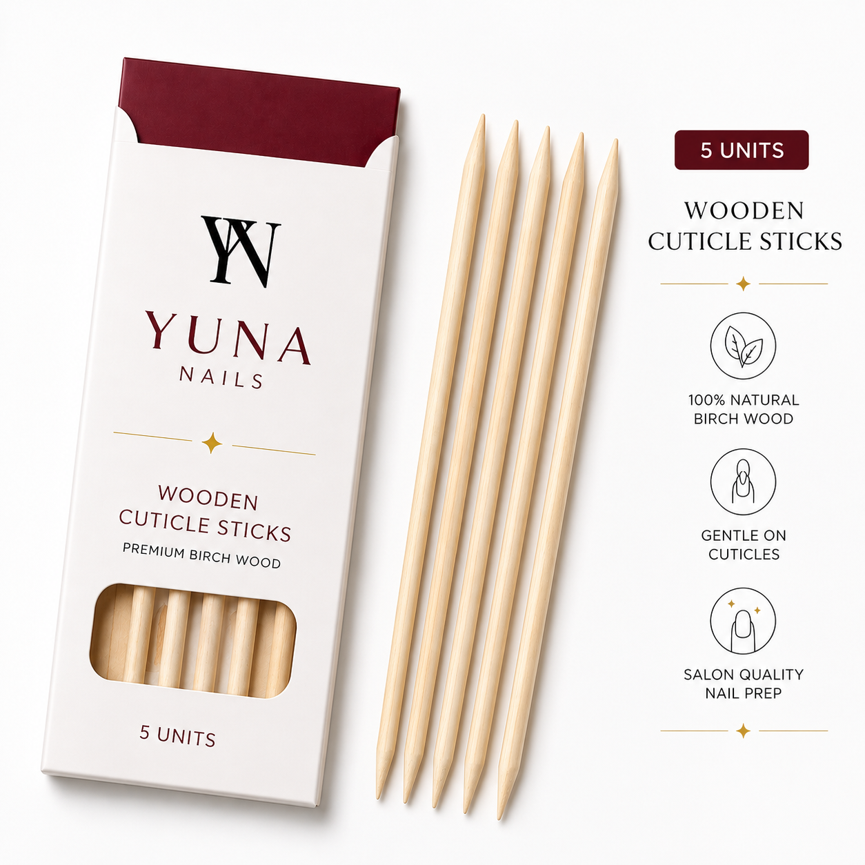 Wooden Cuticle Sticks