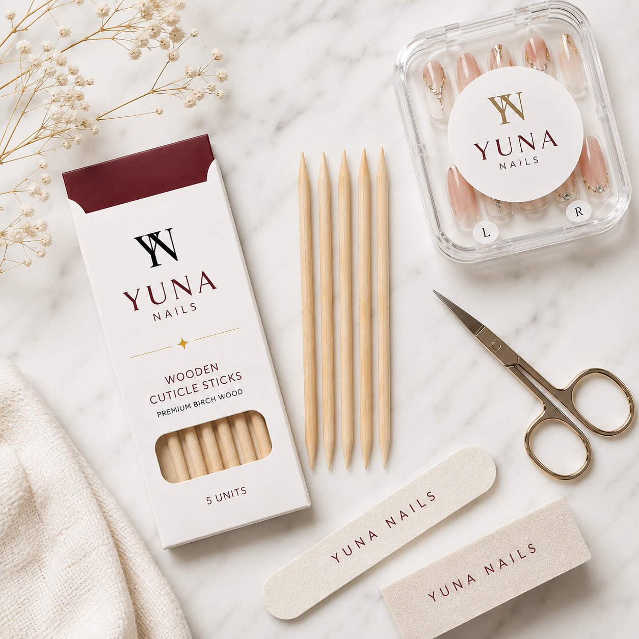 Wooden Cuticle Sticks