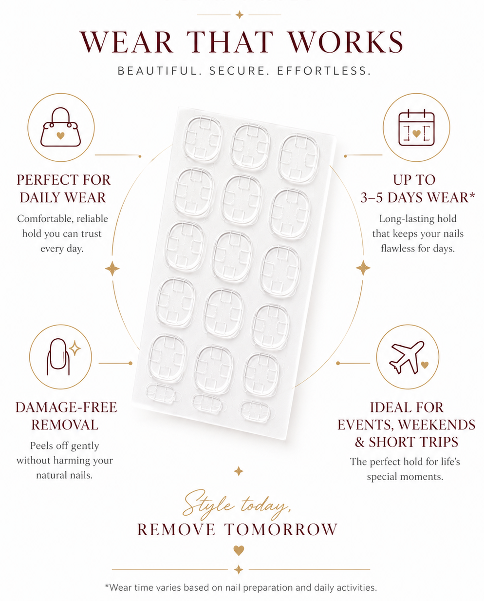 Adhesive Nail Tabs