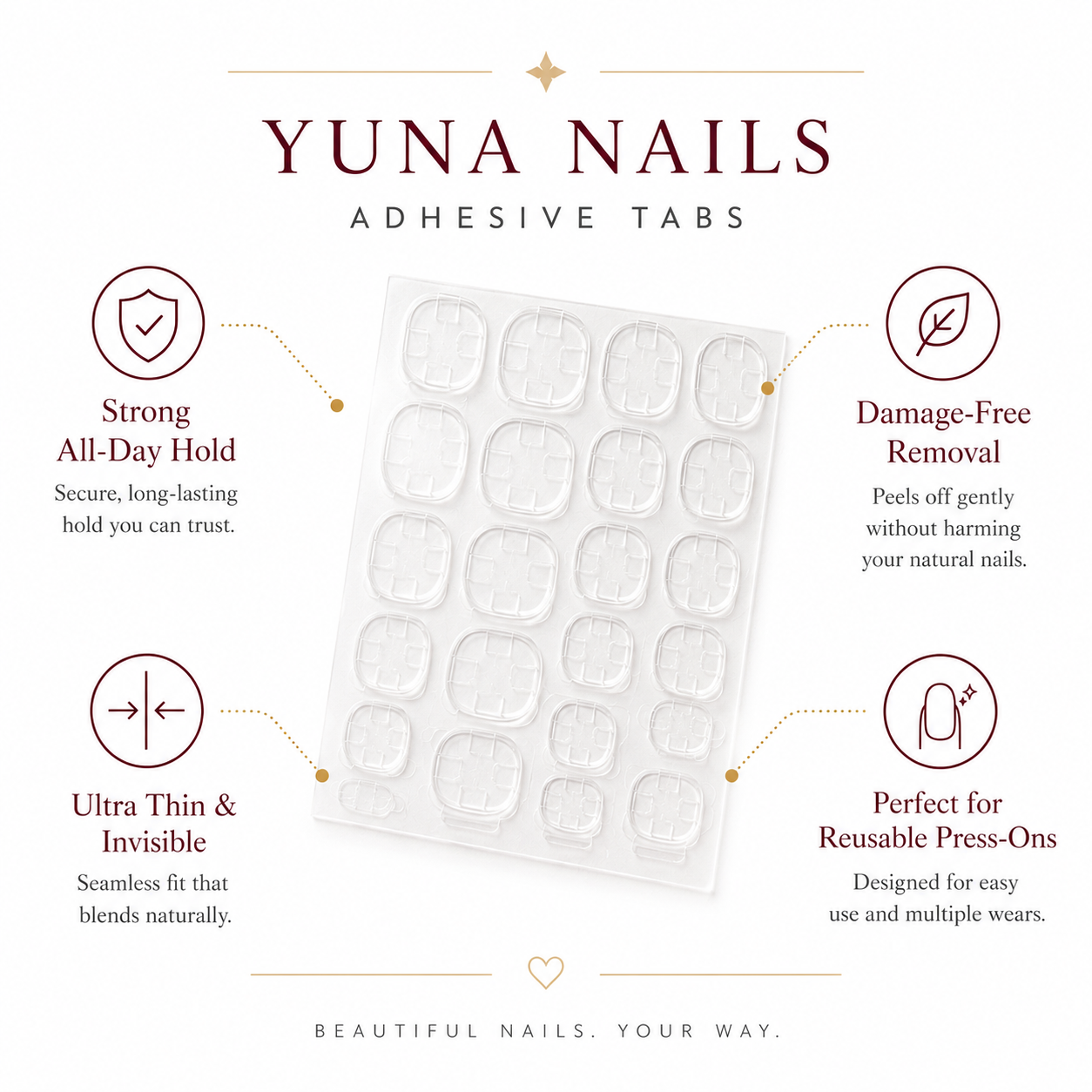 Adhesive Nail Tabs